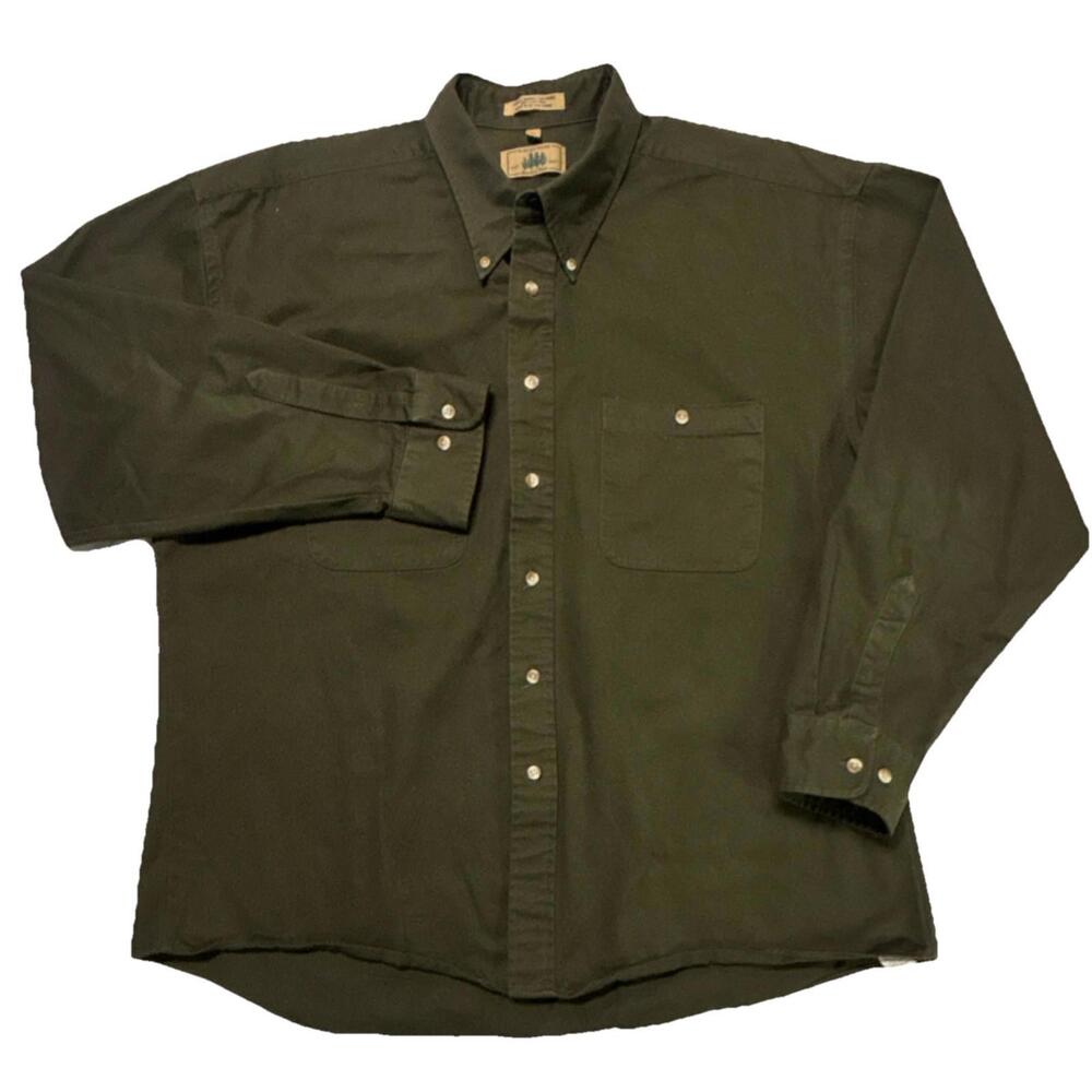 Rugged Wear Hunter's Peak Cotton Button-Down Shirt 2X‎ Long